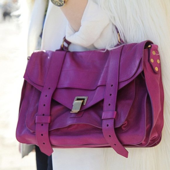 Proenza Schouler Taupe Leather Medium PS1 bag - Picture 5 of 6